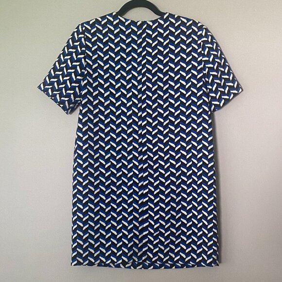 Zara Dresses & Skirts - NWT Zara Geometric Pattern Short Sleeve Shift Dress Size Small